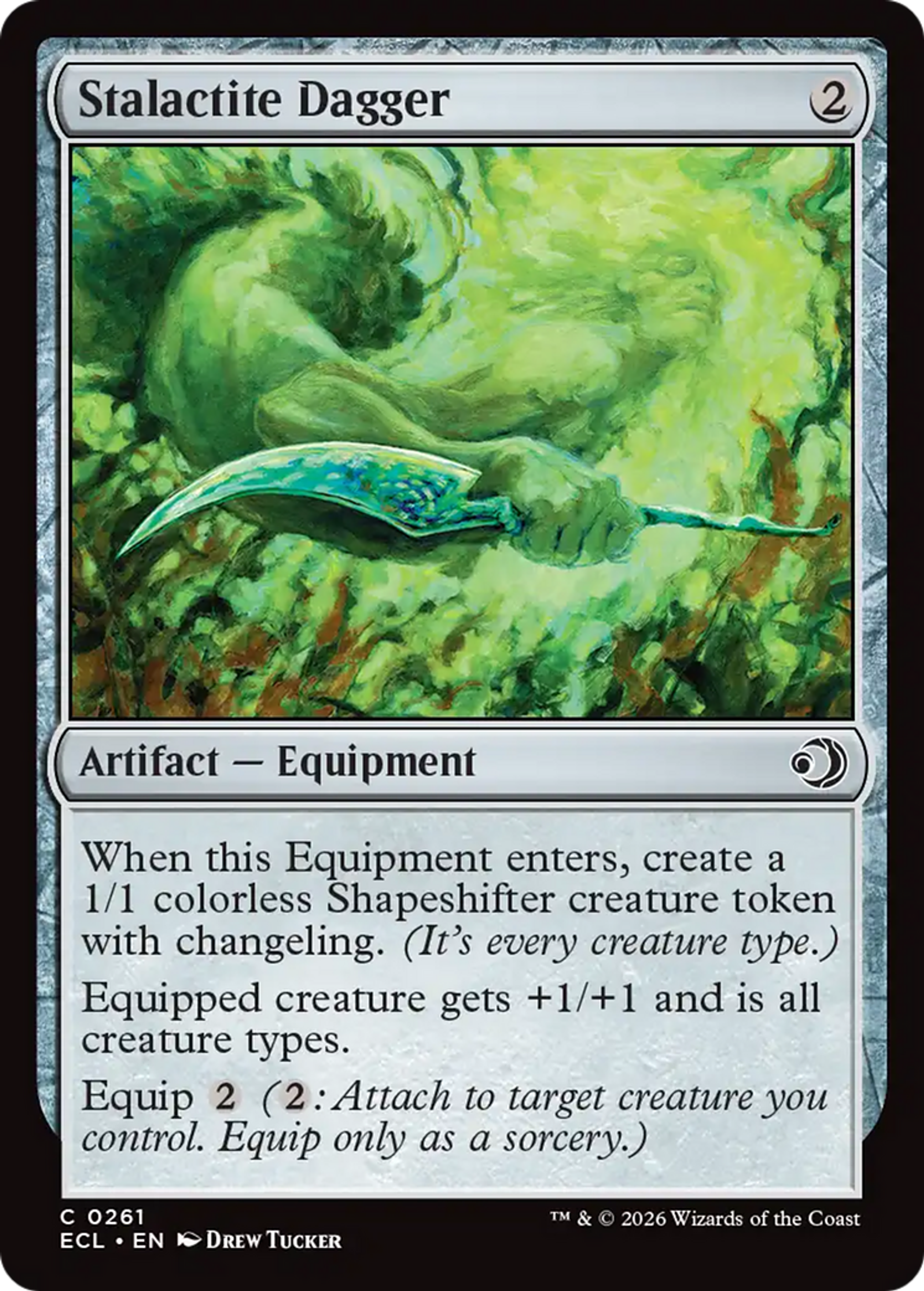 Dague stalactite — Lorwyn Eclipsed — Magic: The Gathering