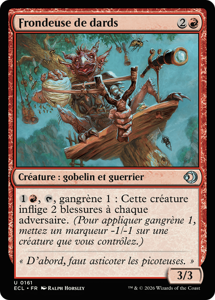 Frondeuse de dards — Lorwyn Eclipsed — Magic: The Gathering