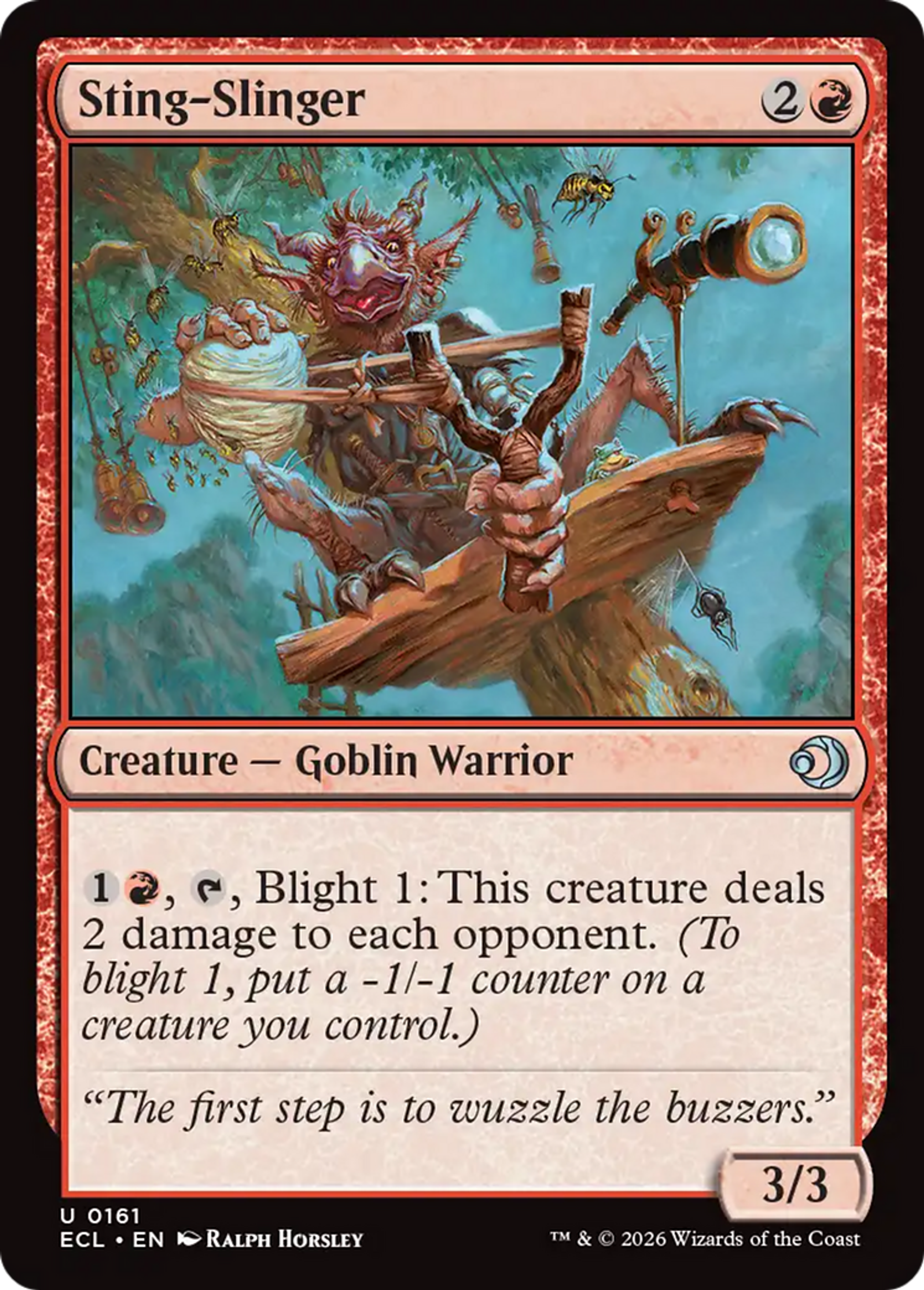 Frondeuse de dards — Lorwyn Eclipsed — Magic: The Gathering