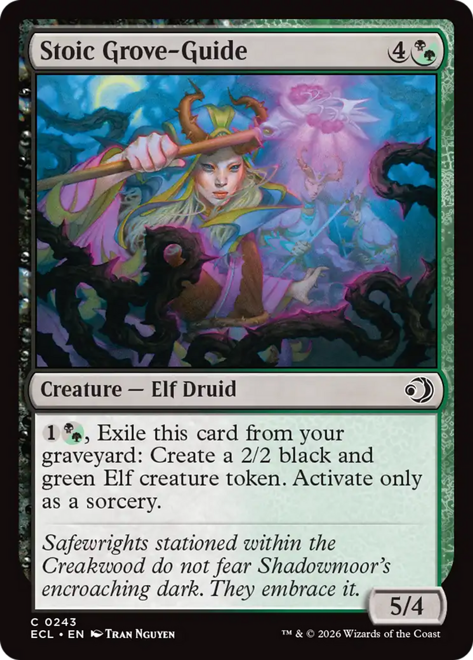 Guide-bosquet stoïque — Lorwyn Eclipsed — Magic: The Gathering