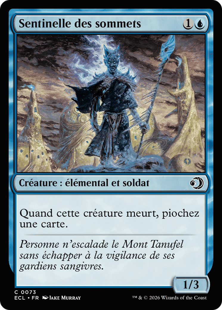 Sentinelle des sommets — Lorwyn Eclipsed — Magic: The Gathering