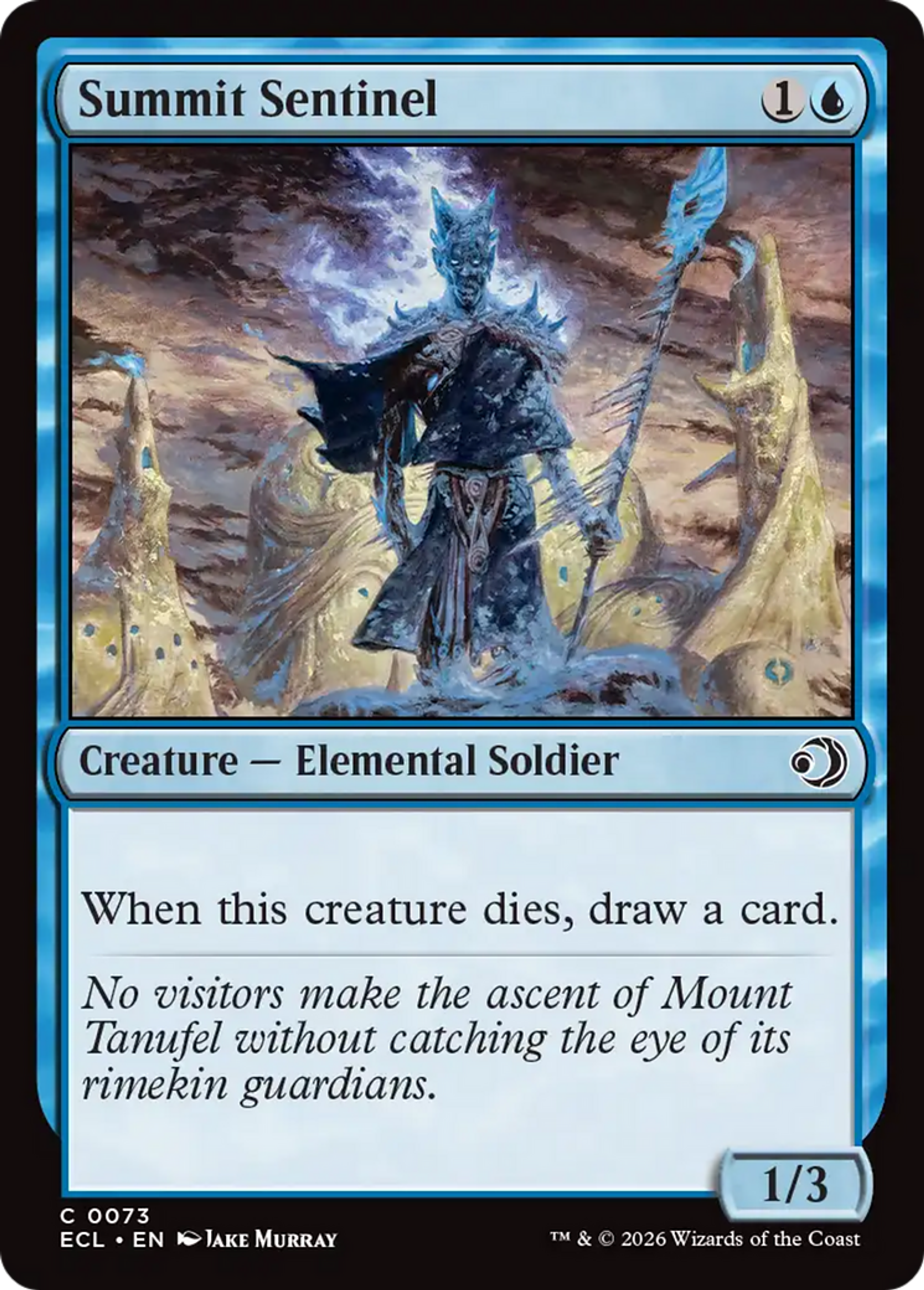 Sentinelle des sommets — Lorwyn Eclipsed — Magic: The Gathering