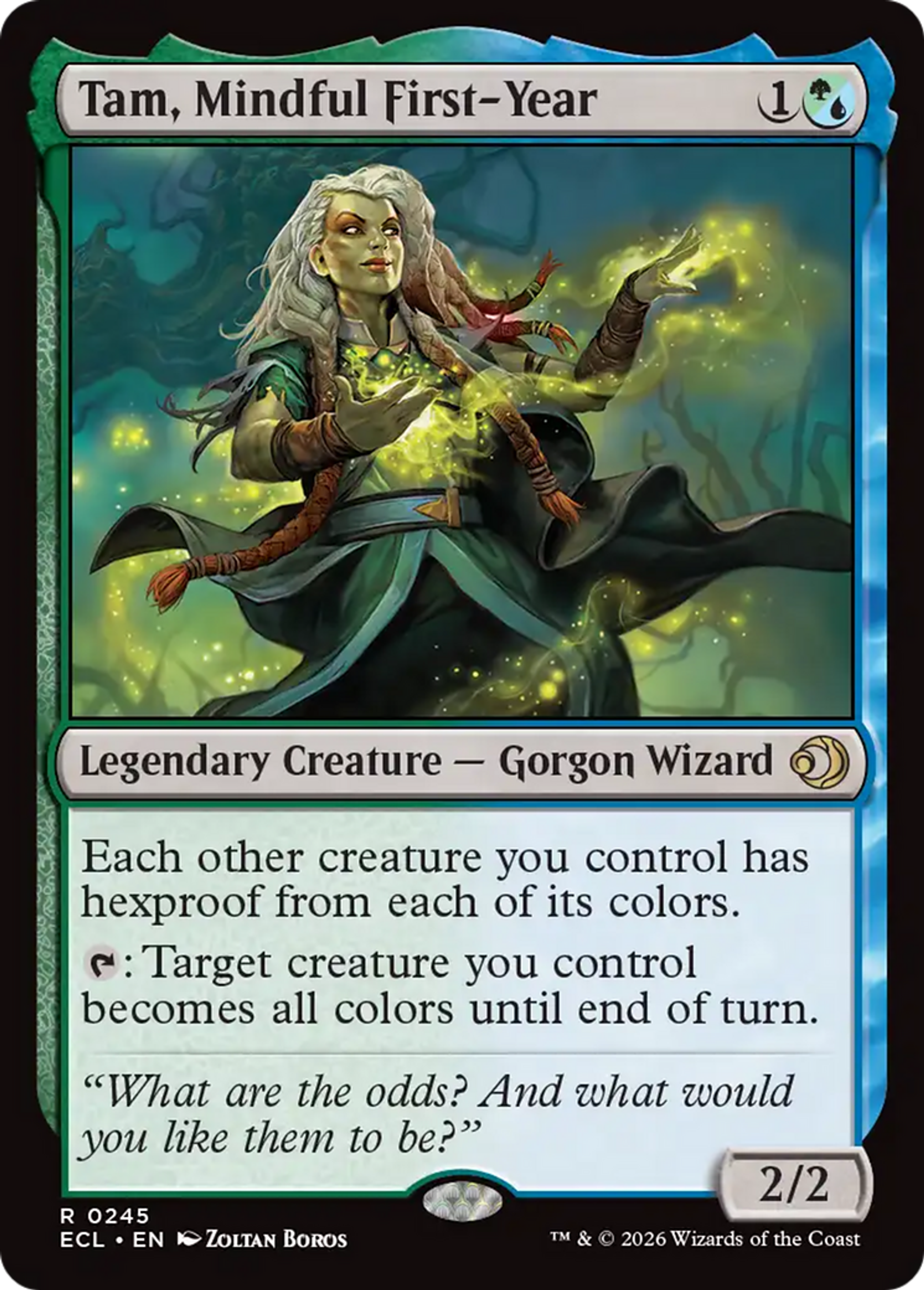 Tam, première année attentive — Lorwyn Eclipsed — Magic: The Gathering