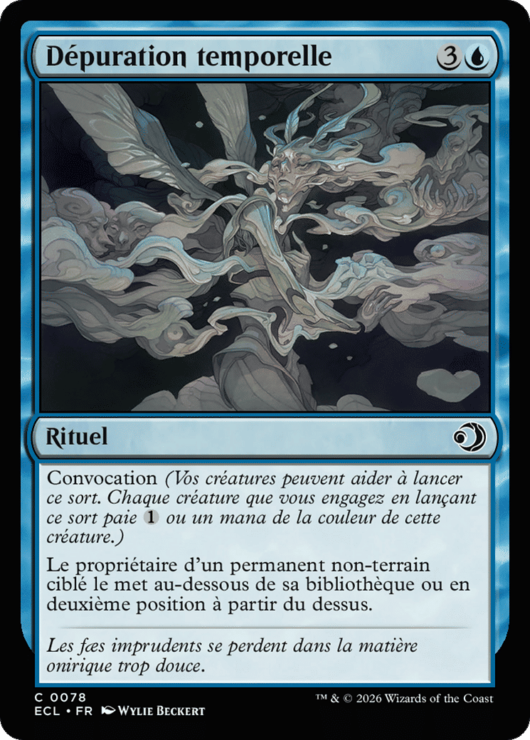 Dépuration temporelle — Lorwyn Eclipsed — Magic: The Gathering
