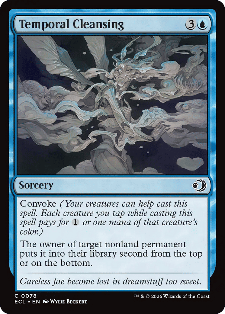 Temporal Cleansing — Lorwyn Eclipsed — Magic: The Gathering
