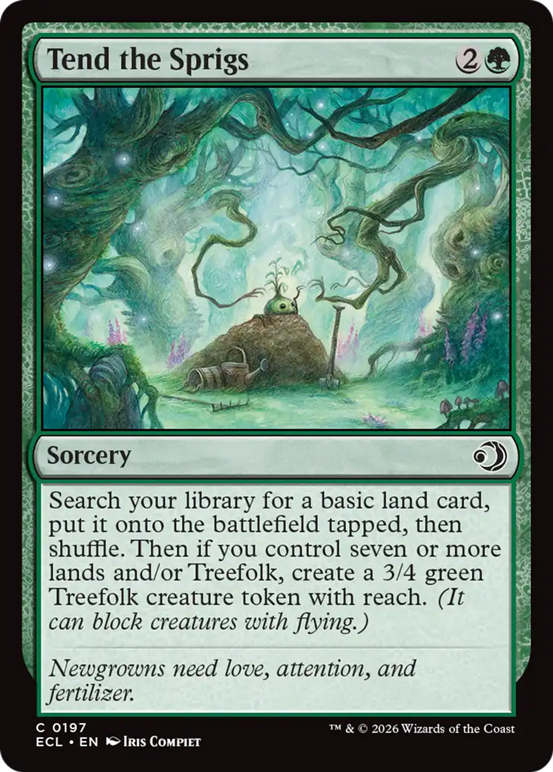 Tend the Sprigs — Lorwyn Eclipsed — Magic: The Gathering