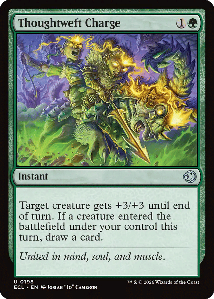 Thoughtweft Charge — Lorwyn Eclipsed — Magic: The Gathering