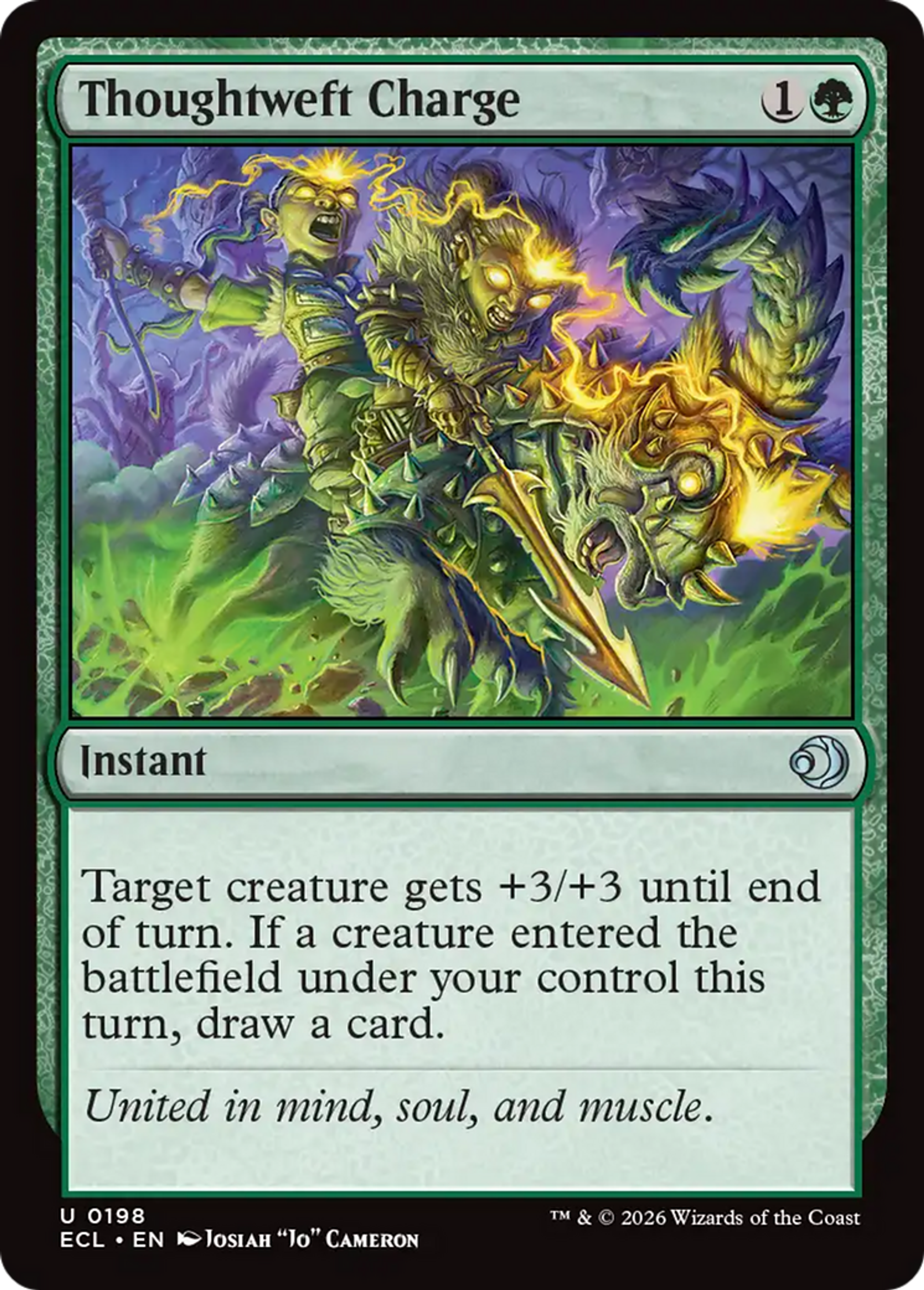 Thoughtweft Charge — Lorwyn Eclipsed — Magic: The Gathering