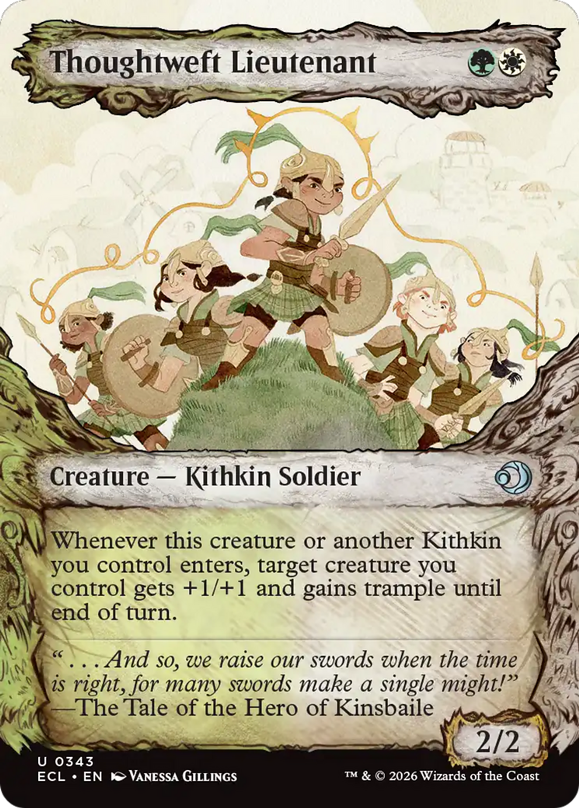 Lieutenant tramepensée — Lorwyn Eclipsed — Magic: The Gathering