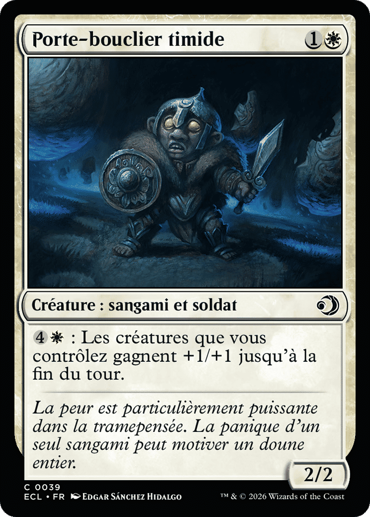 Porte-bouclier timide — Lorwyn Eclipsed — Magic: The Gathering