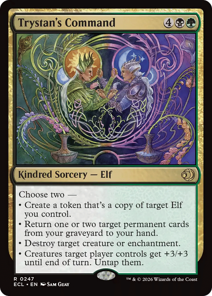 Trystan's Command — Lorwyn Eclipsed — Magic: The Gathering