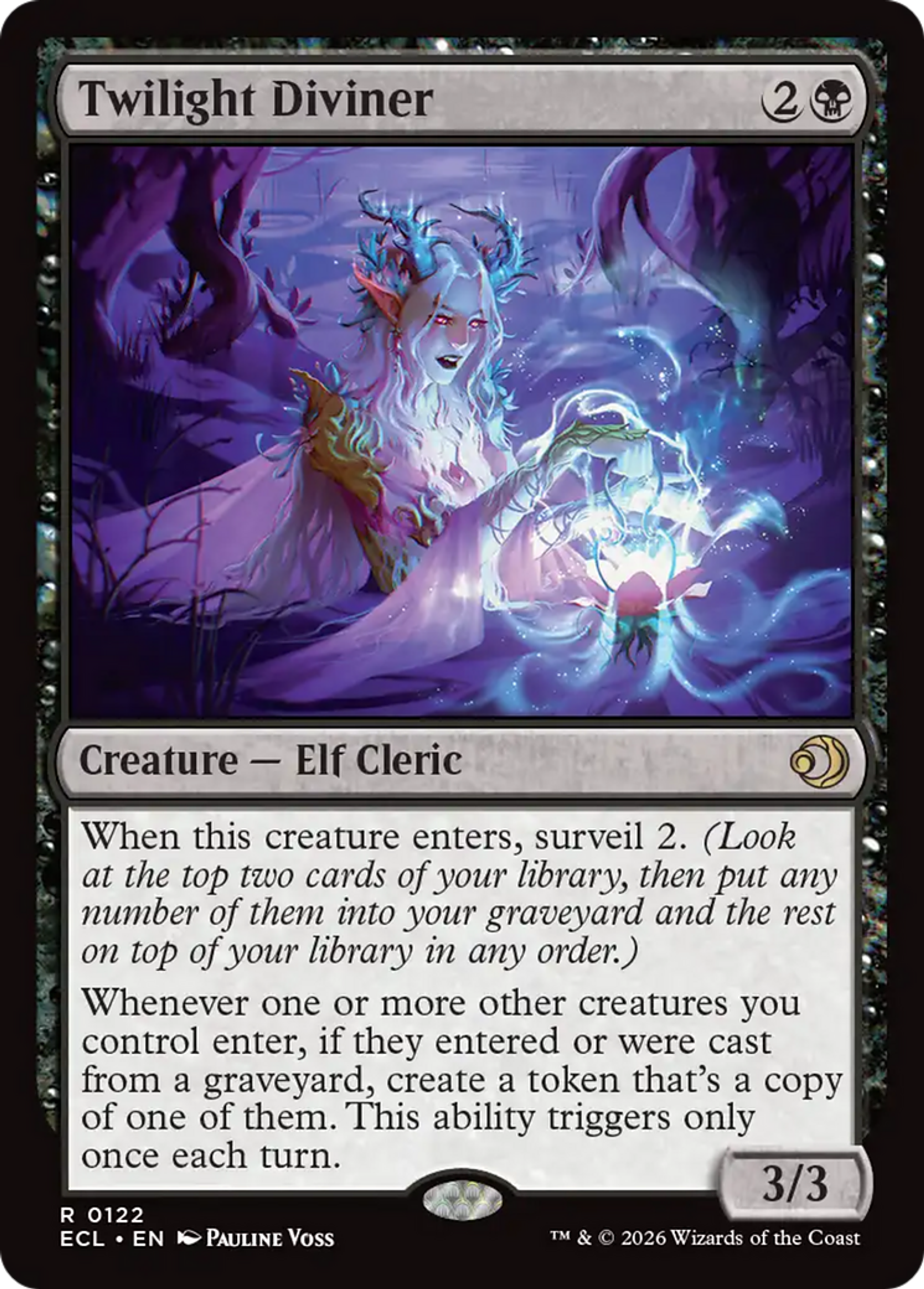 Devineresse du crépuscule — Lorwyn Eclipsed — Magic: The Gathering