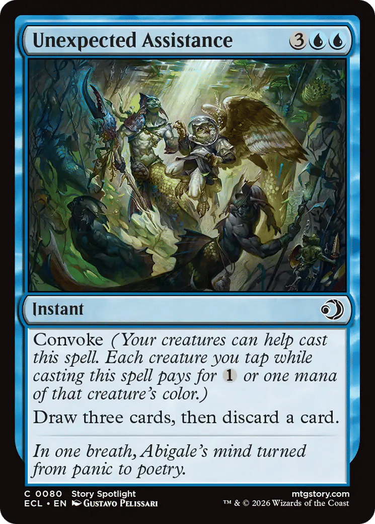 Unexpected Assistance — Lorwyn Eclipsed — Magic: The Gathering