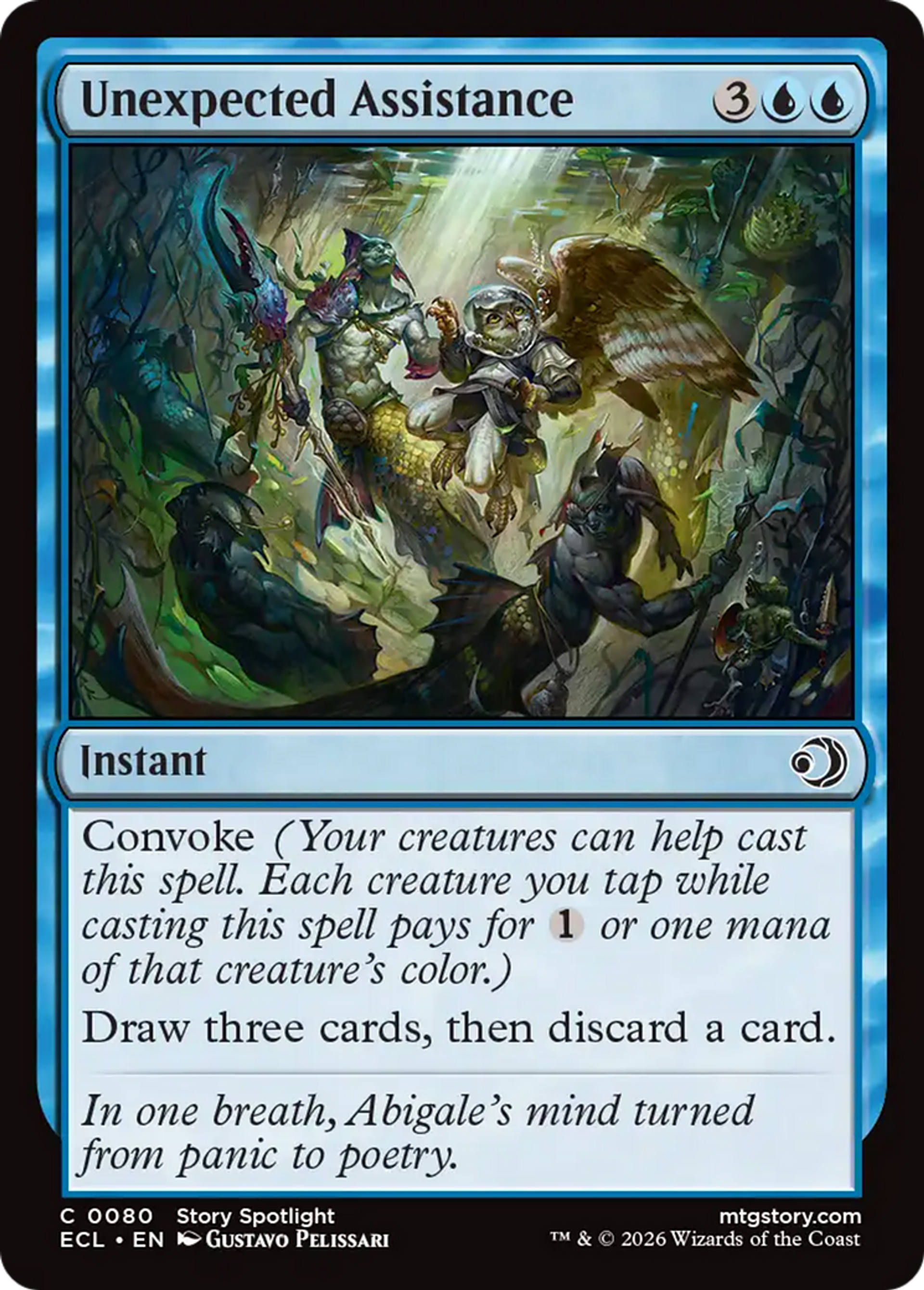 Assistance inattendue — Lorwyn Eclipsed — Magic: The Gathering
