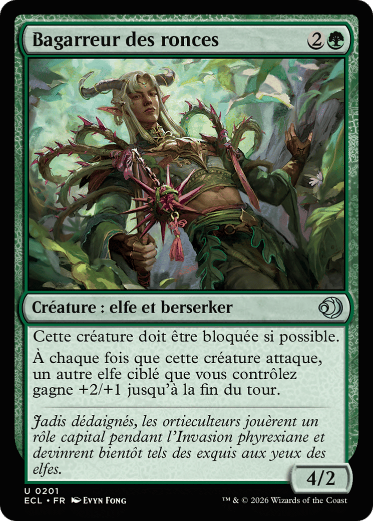 Bagarreur des ronces — Lorwyn Eclipsed — Magic: The Gathering
