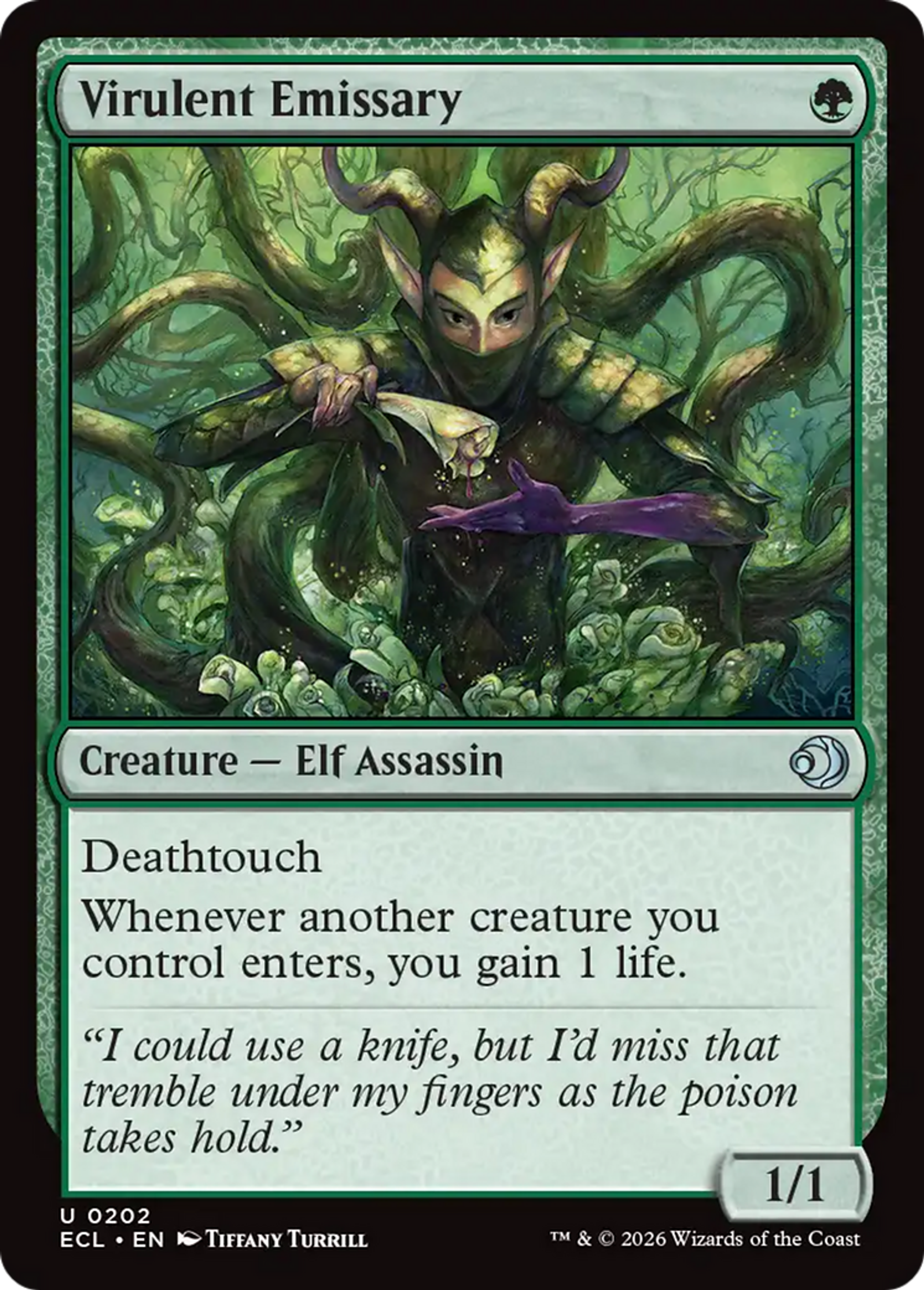 Émissaire virulent — Lorwyn Eclipsed — Magic: The Gathering