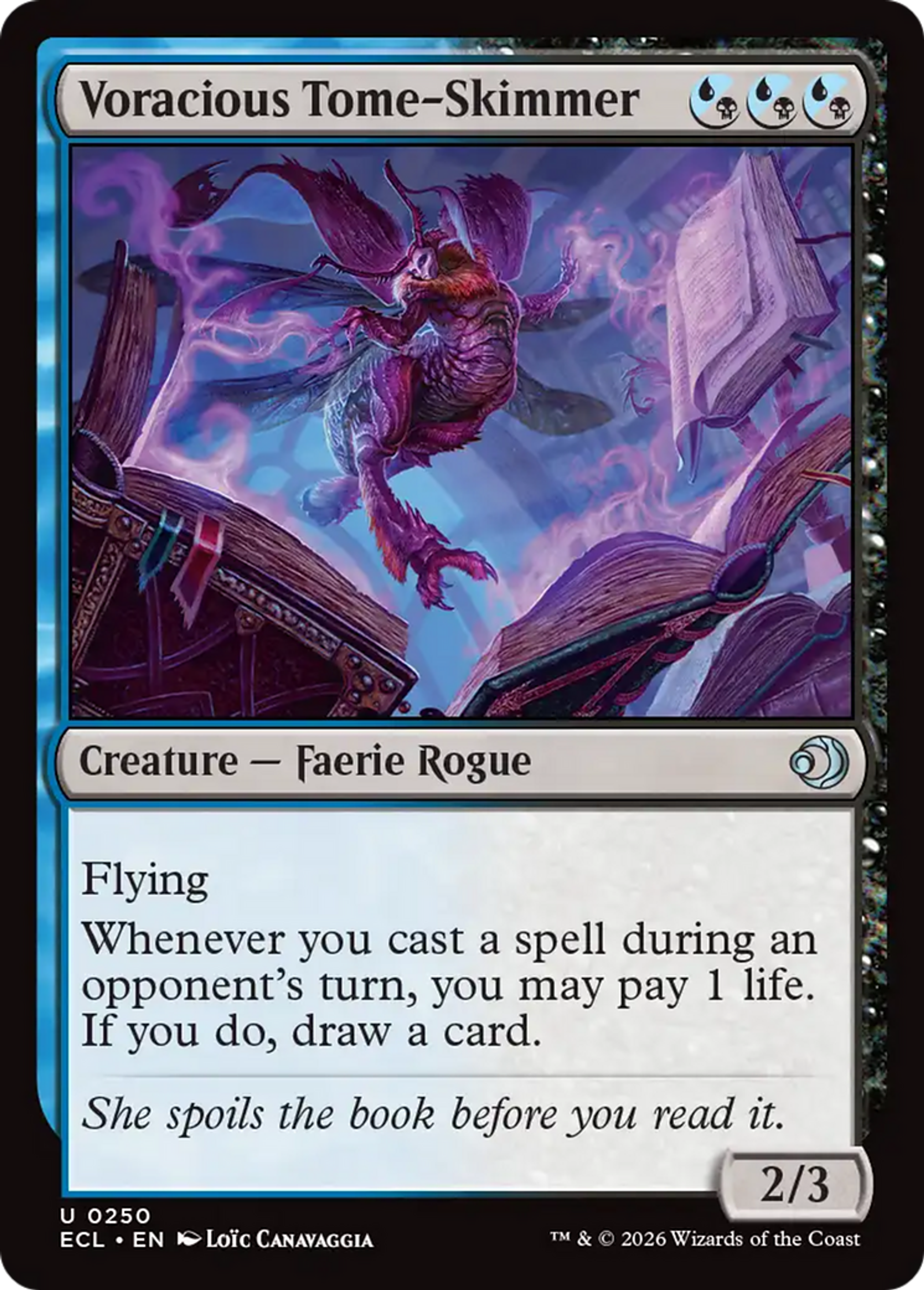 Feuilleteuse de grimoires vorace — Lorwyn Eclipsed — Magic: The Gathering