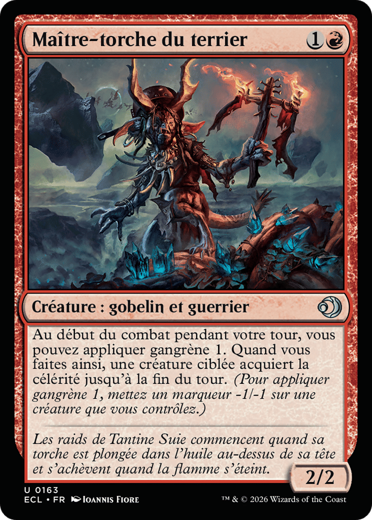 Maître-torche du terrier — Lorwyn Eclipsed — Magic: The Gathering