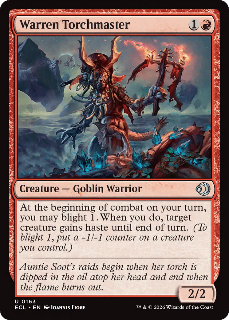 Maître-torche du terrier — Lorwyn Eclipsed — Magic: The Gathering