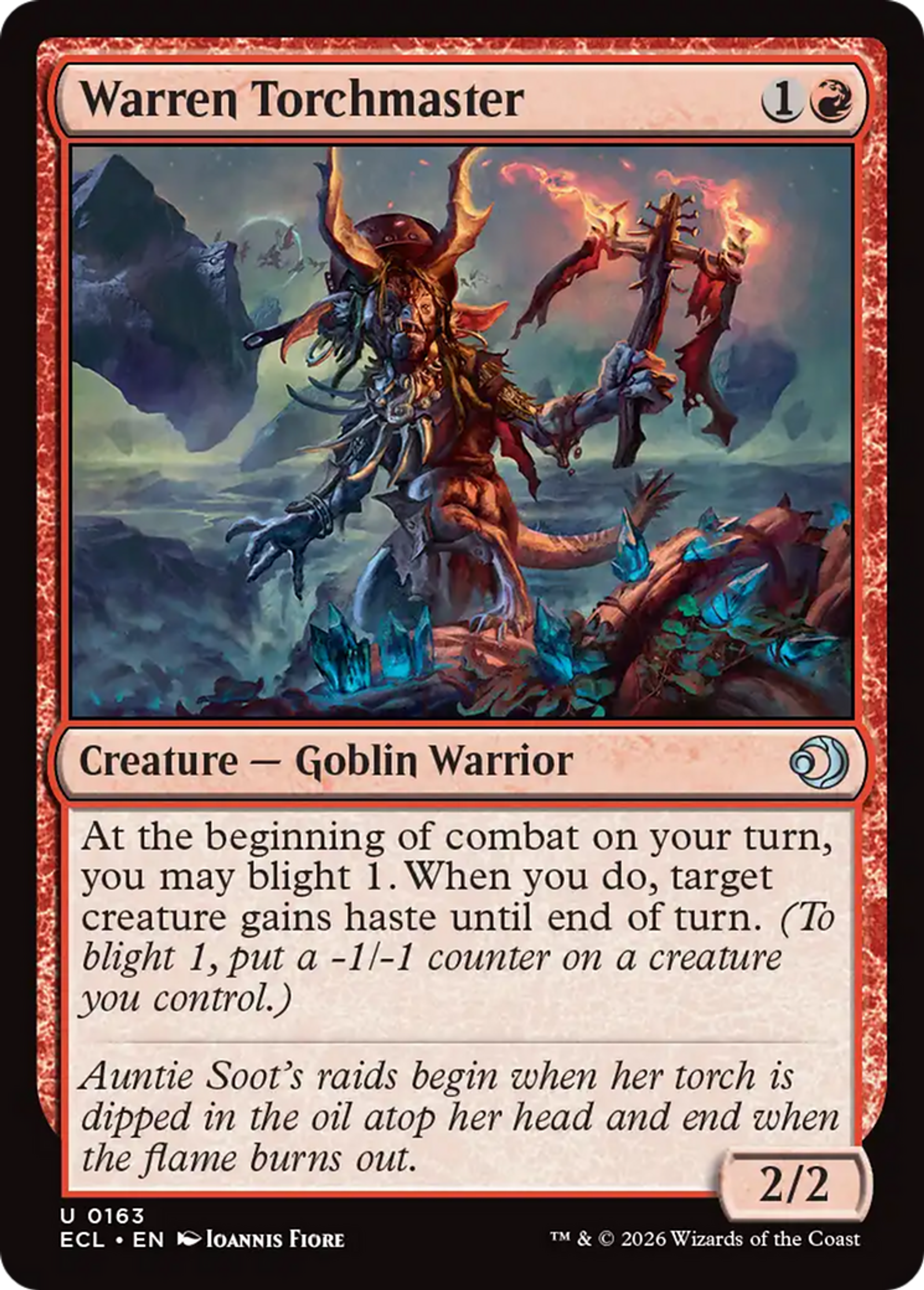 Warren Torchmaster — Lorwyn Eclipsed — Magic: The Gathering
