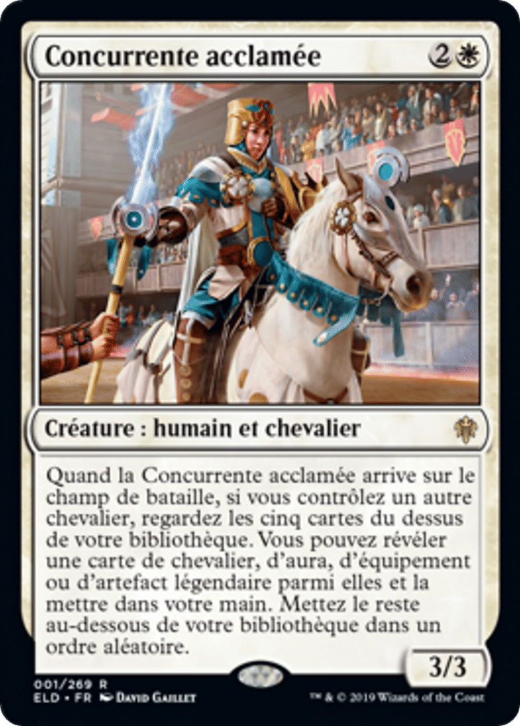 Concurrente acclamée — Throne of Eldraine — Magic: The Gathering