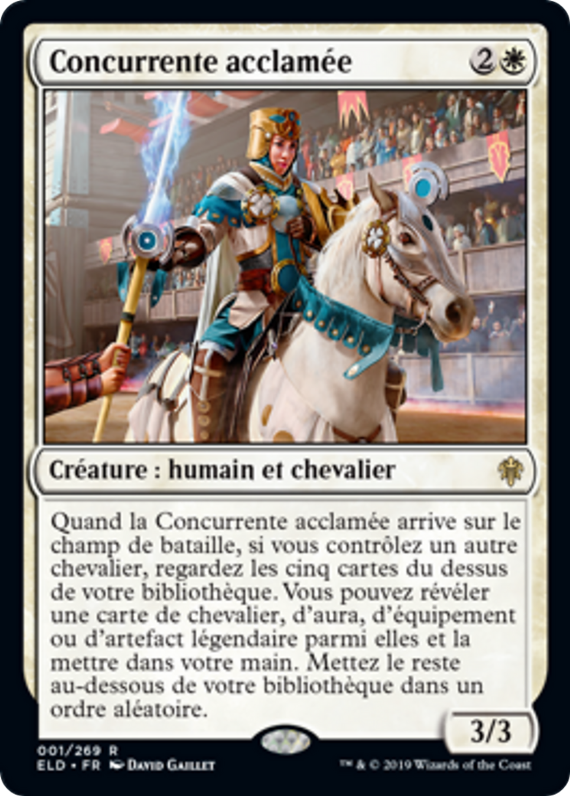 Concurrente acclamée — Throne of Eldraine — Magic: The Gathering