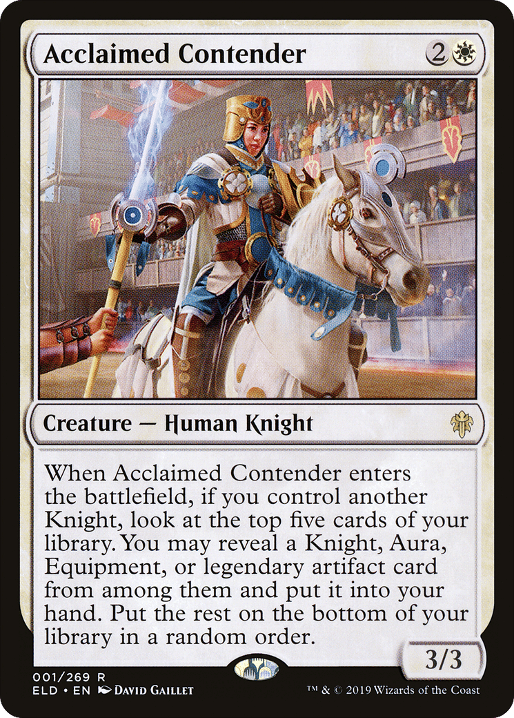 Acclaimed Contender — Throne of Eldraine — Magic: The Gathering
