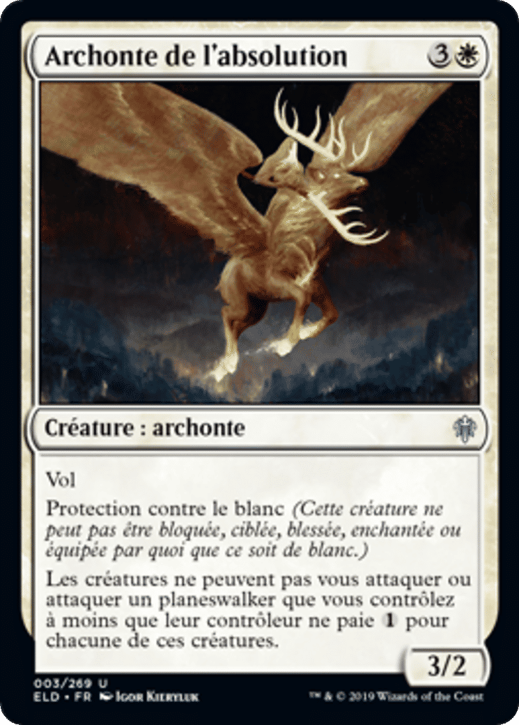 Archonte de l'absolution — Throne of Eldraine — Magic: The Gathering