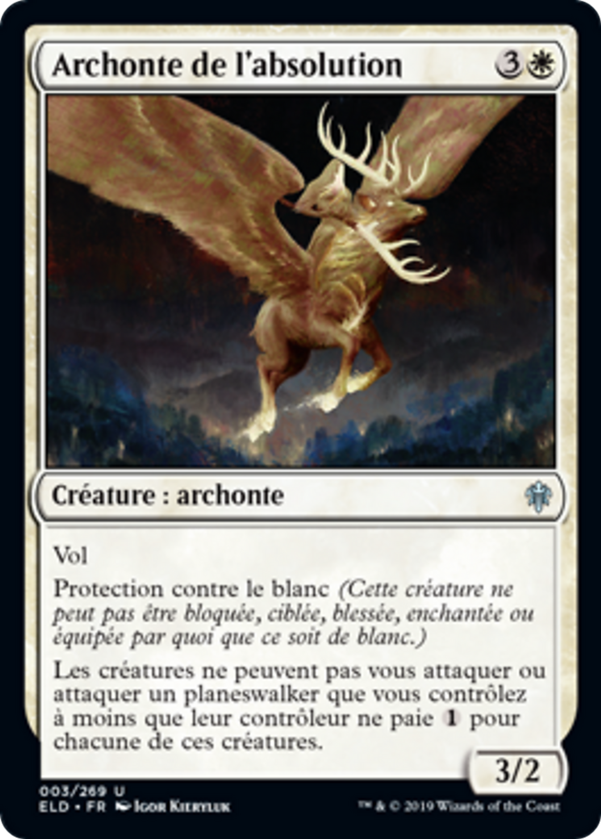 Archonte de l'absolution — Throne of Eldraine — Magic: The Gathering