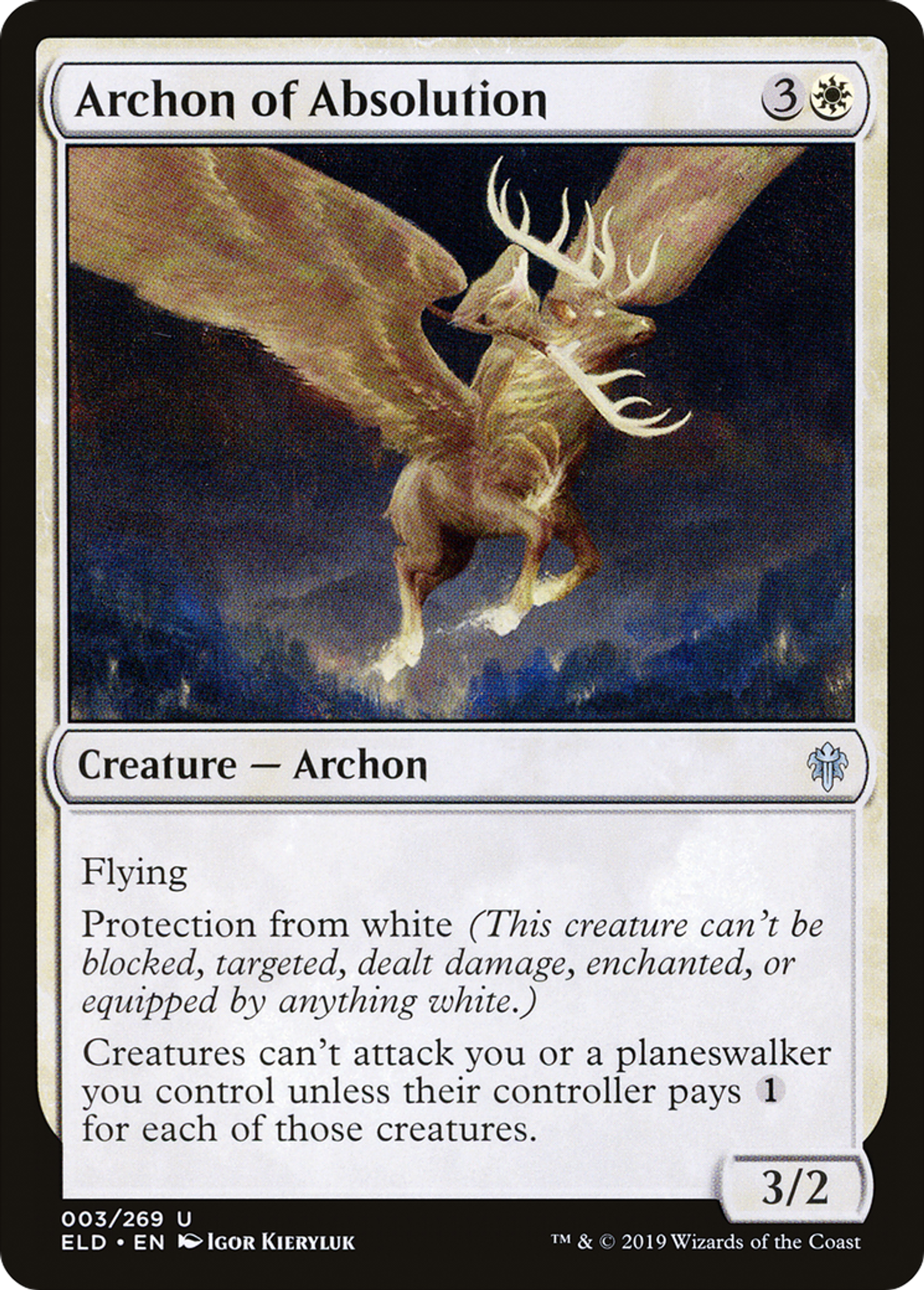 Archonte de l'absolution — Throne of Eldraine — Magic: The Gathering