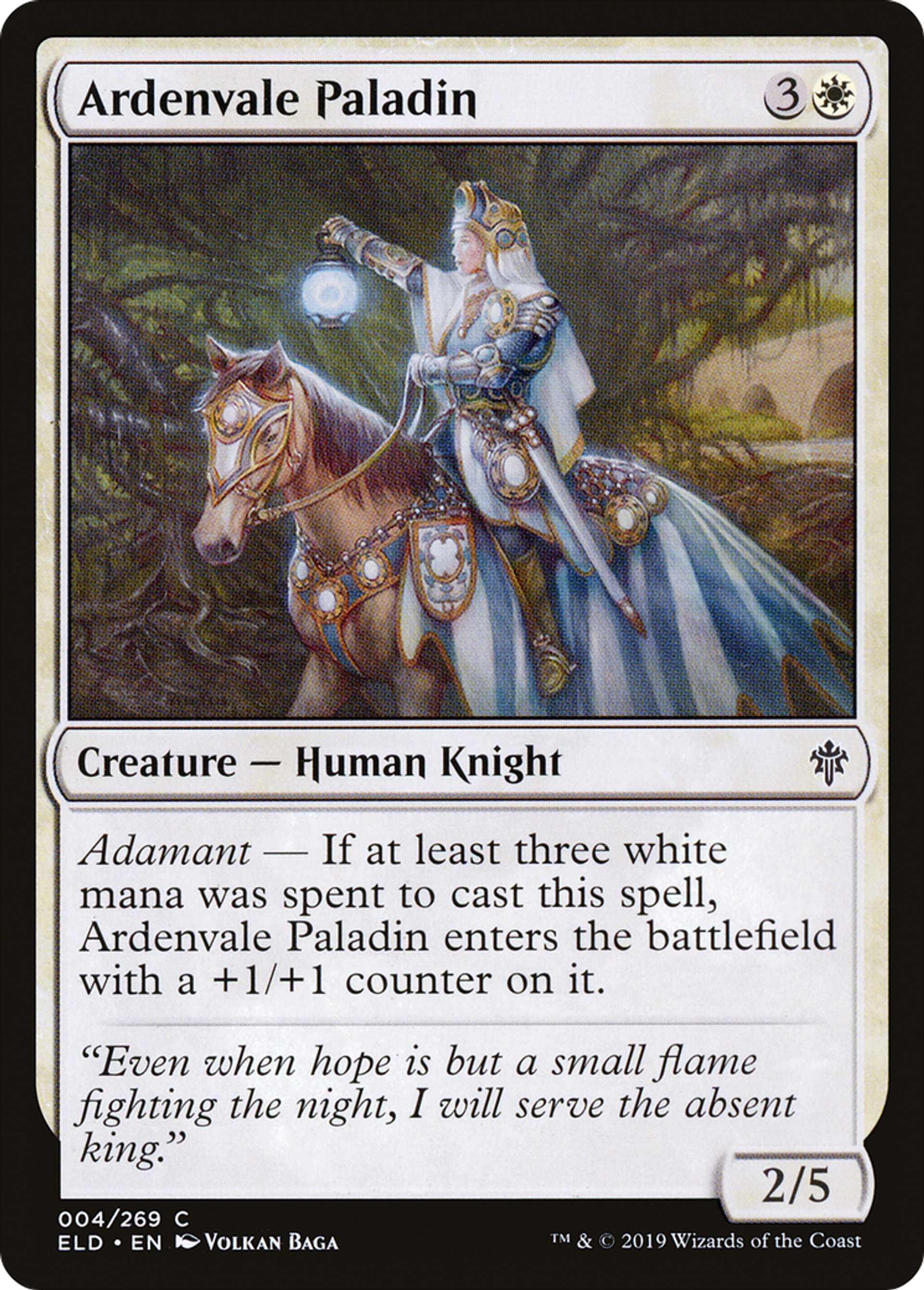 Ardenvale Paladin — Throne of Eldraine — Magic: The Gathering