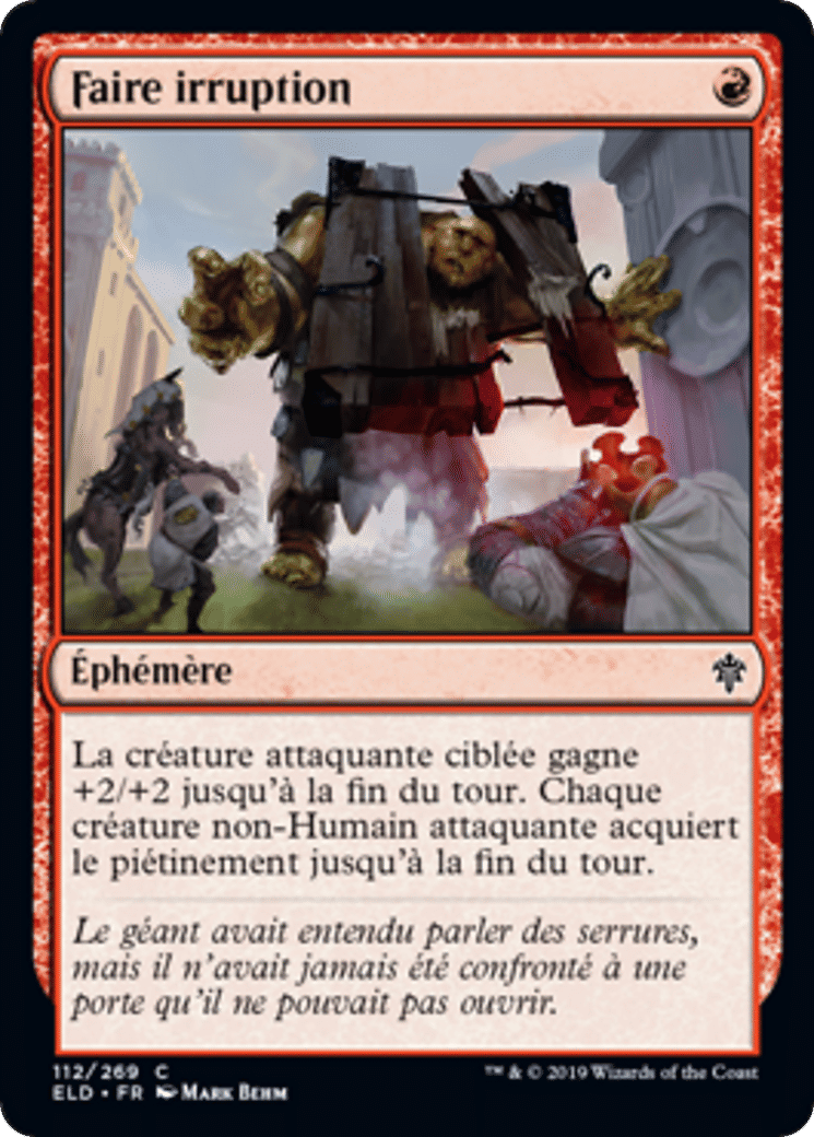 Faire irruption — Throne of Eldraine — Magic: The Gathering
