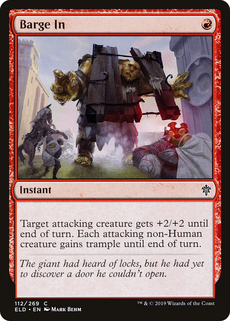 Barge In — Throne of Eldraine — Magic: The Gathering