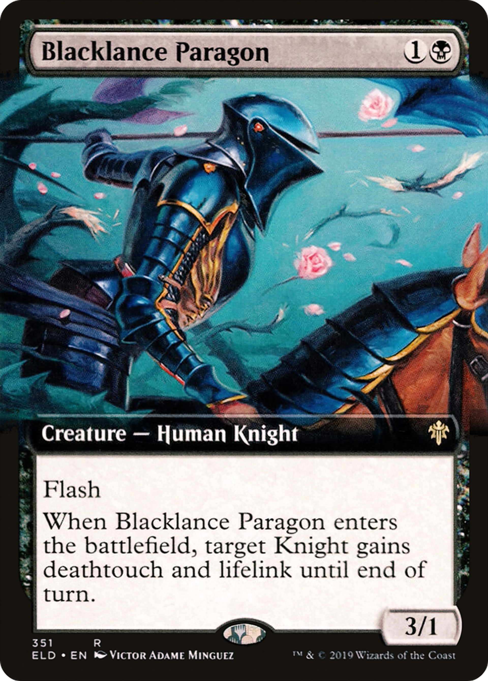 Blacklance Paragon — Throne of Eldraine — Magic: The Gathering