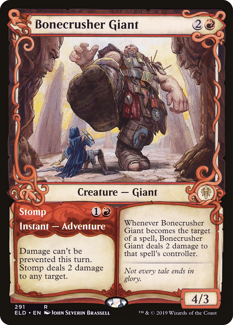 Géant craque-os // Piétineur from Throne of Eldraine - Magic: The Gathering