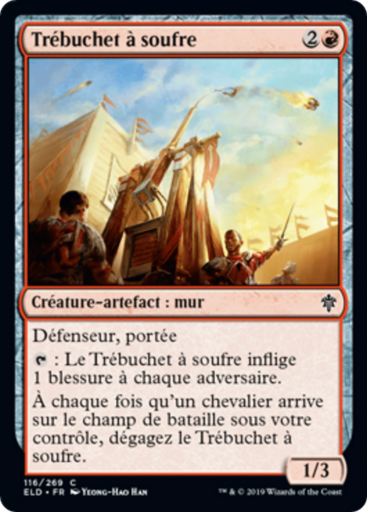 Trébuchet à soufre — Throne of Eldraine — Magic: The Gathering