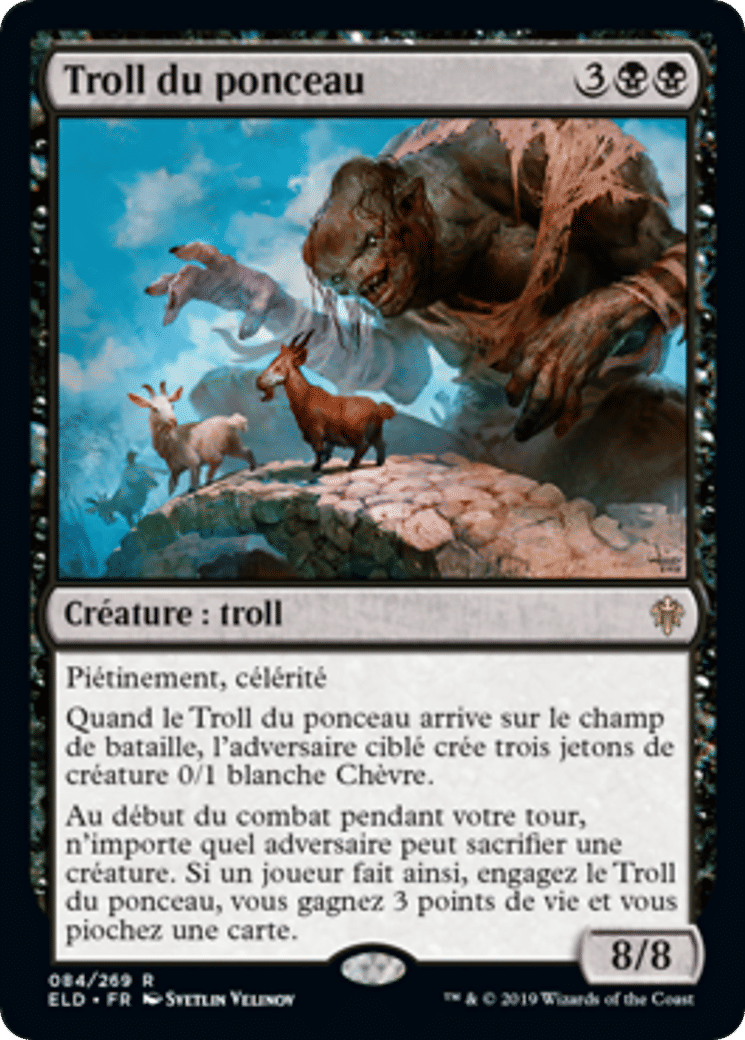 Troll du ponceau — Throne of Eldraine — Magic: The Gathering