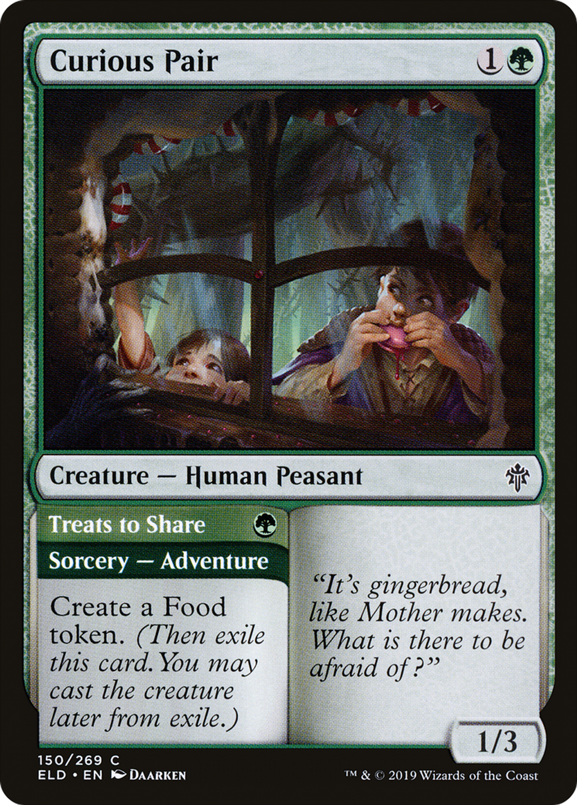 Paire de curieux // Friandises à partager — Throne of Eldraine — Magic: The Gathering