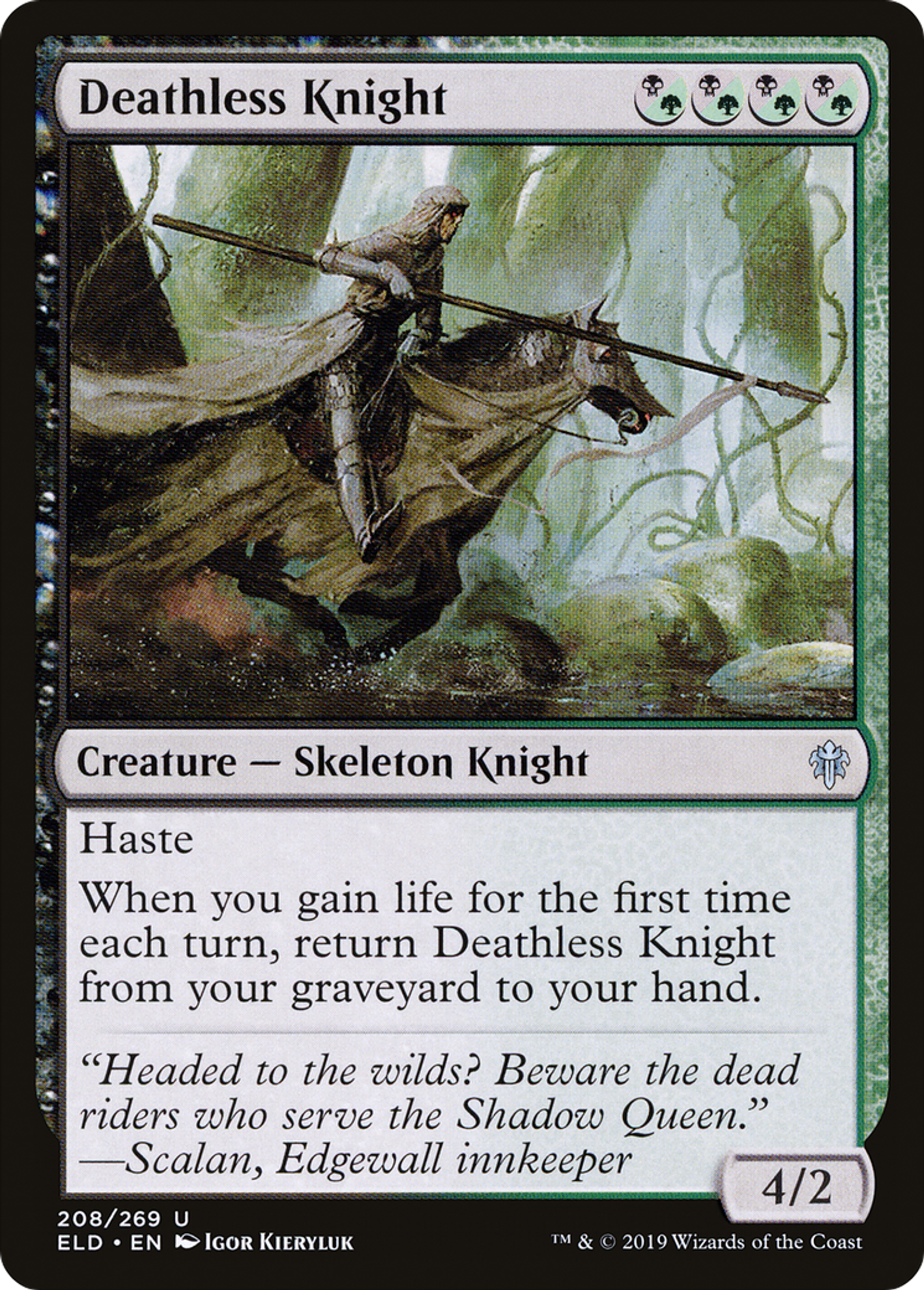Deathless Knight — Throne of Eldraine — Magic: The Gathering
