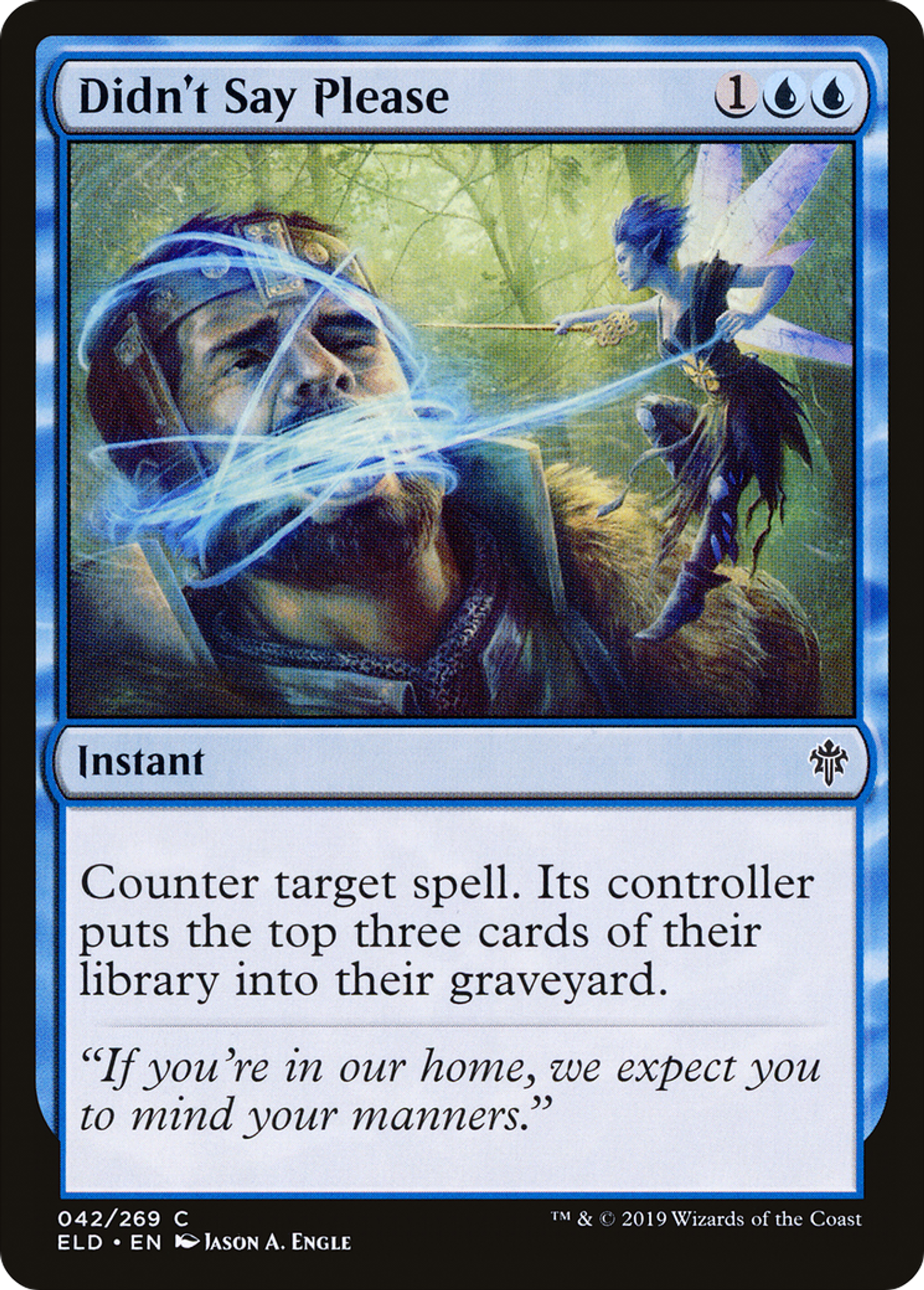 Didn't Say Please — Throne of Eldraine — Magic: The Gathering
