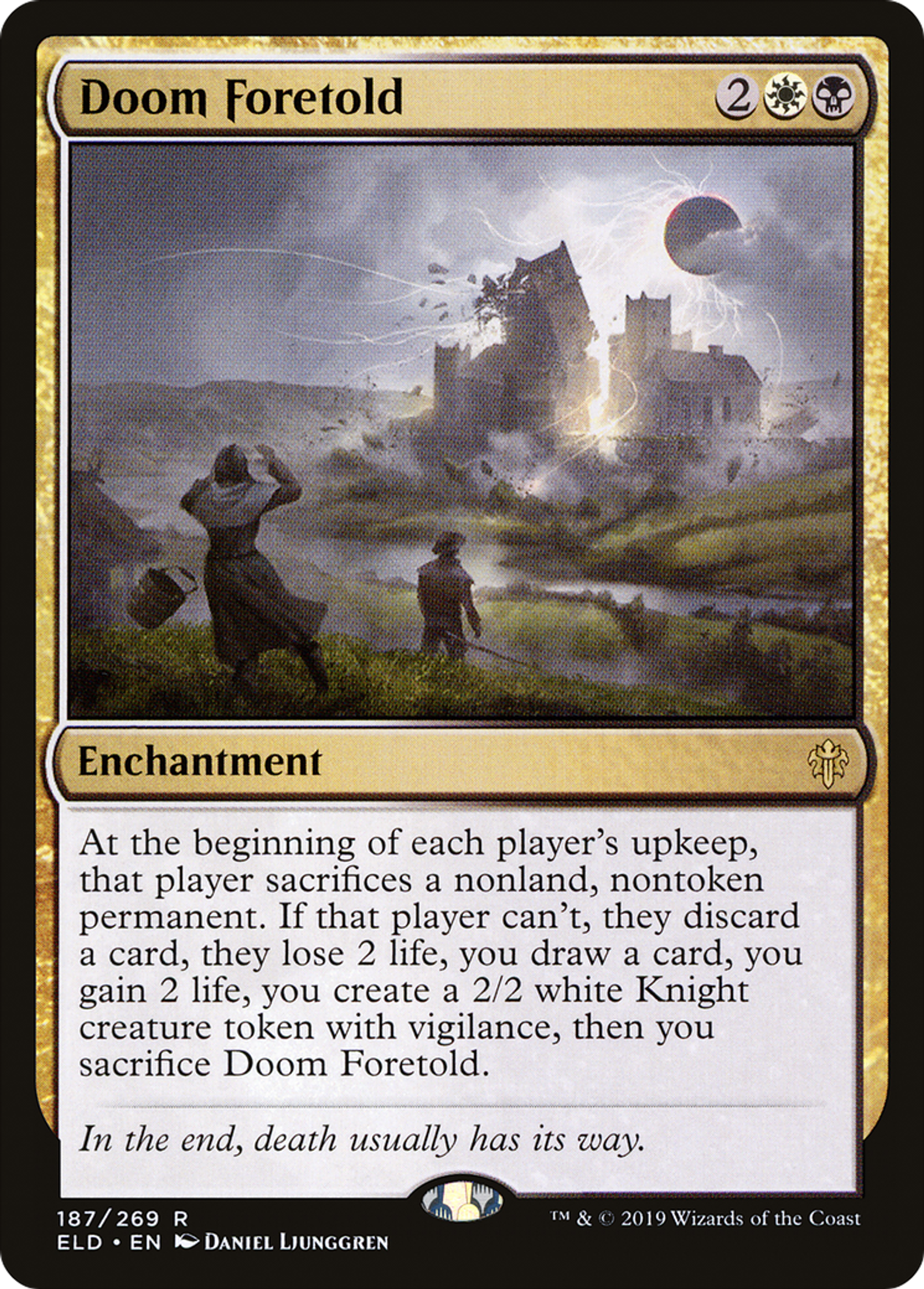 Fatalité prédite — Throne of Eldraine — Magic: The Gathering