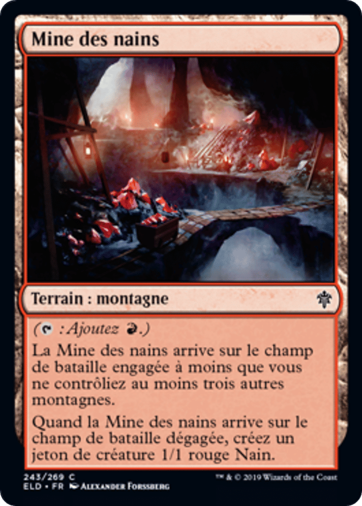 Mine des nains — Throne of Eldraine — Magic: The Gathering