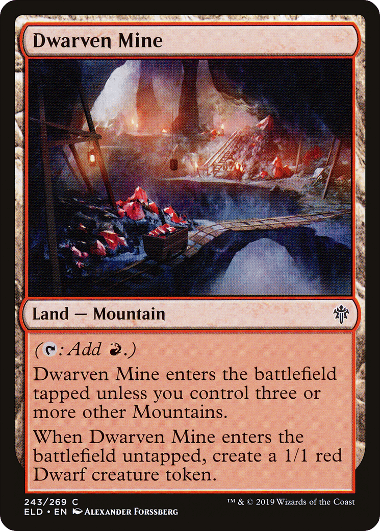 Dwarven Mine — Throne of Eldraine — Magic: The Gathering