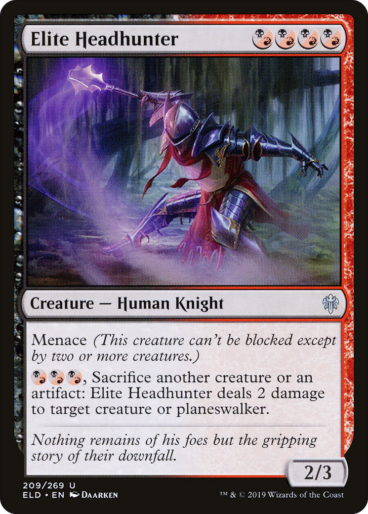 Elite Headhunter — Throne of Eldraine — Magic: The Gathering
