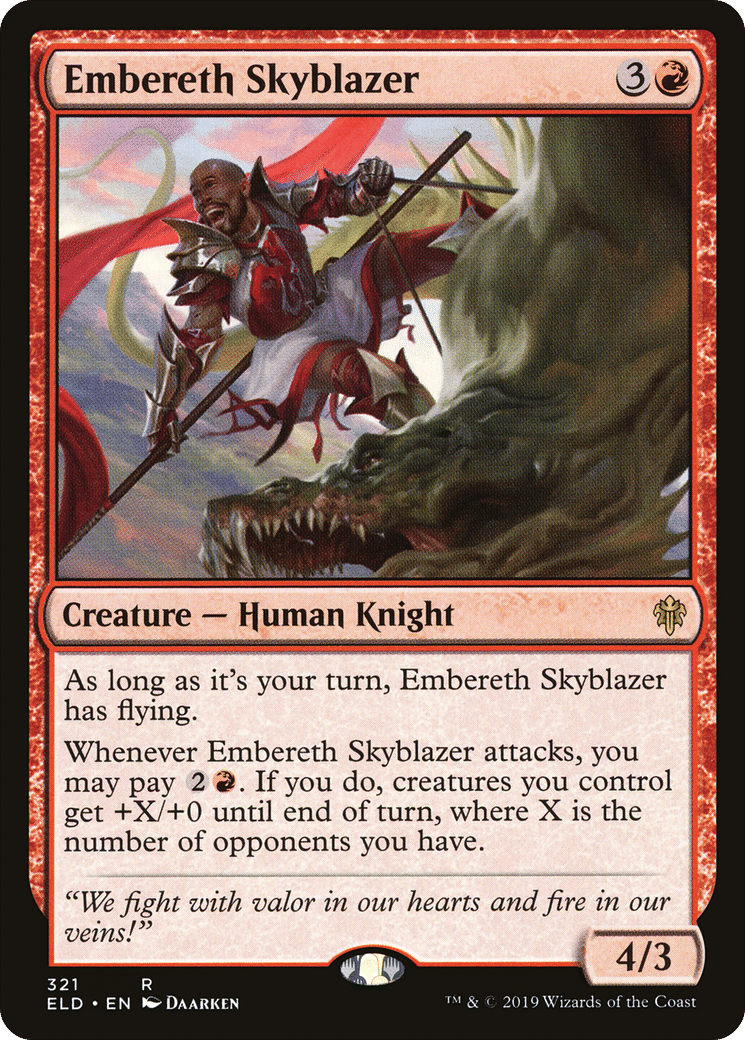 Embereth Skyblazer — Throne of Eldraine — Magic: The Gathering
