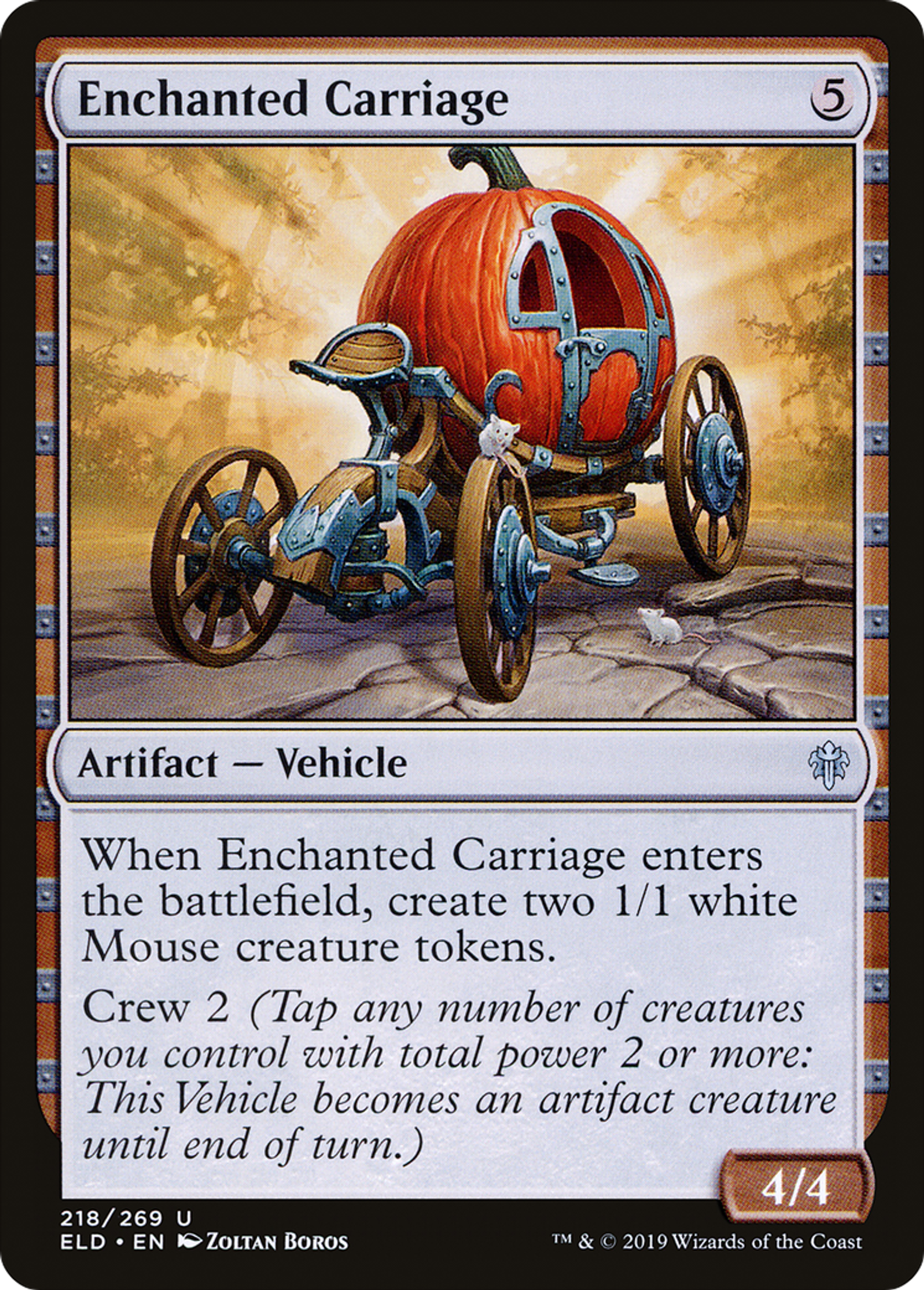 Enchanted Carriage — Throne of Eldraine — Magic: The Gathering