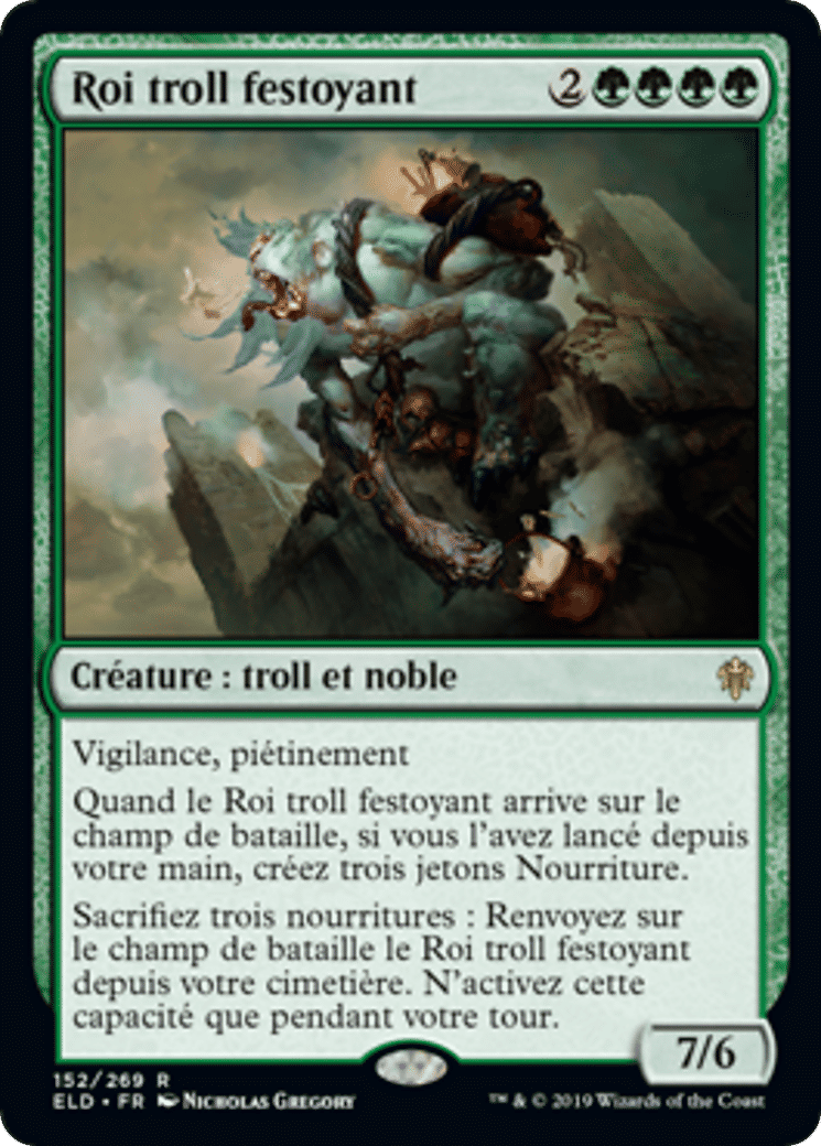 Roi troll festoyant — Throne of Eldraine — Magic: The Gathering
