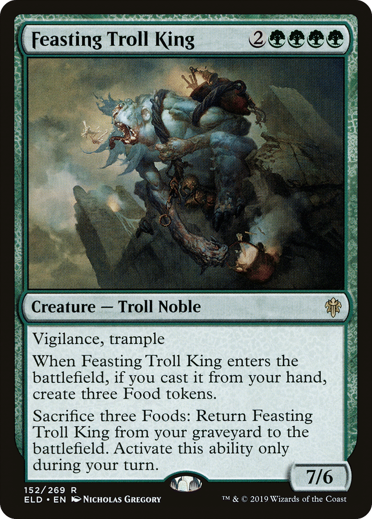 Feasting Troll King — Throne of Eldraine — Magic: The Gathering