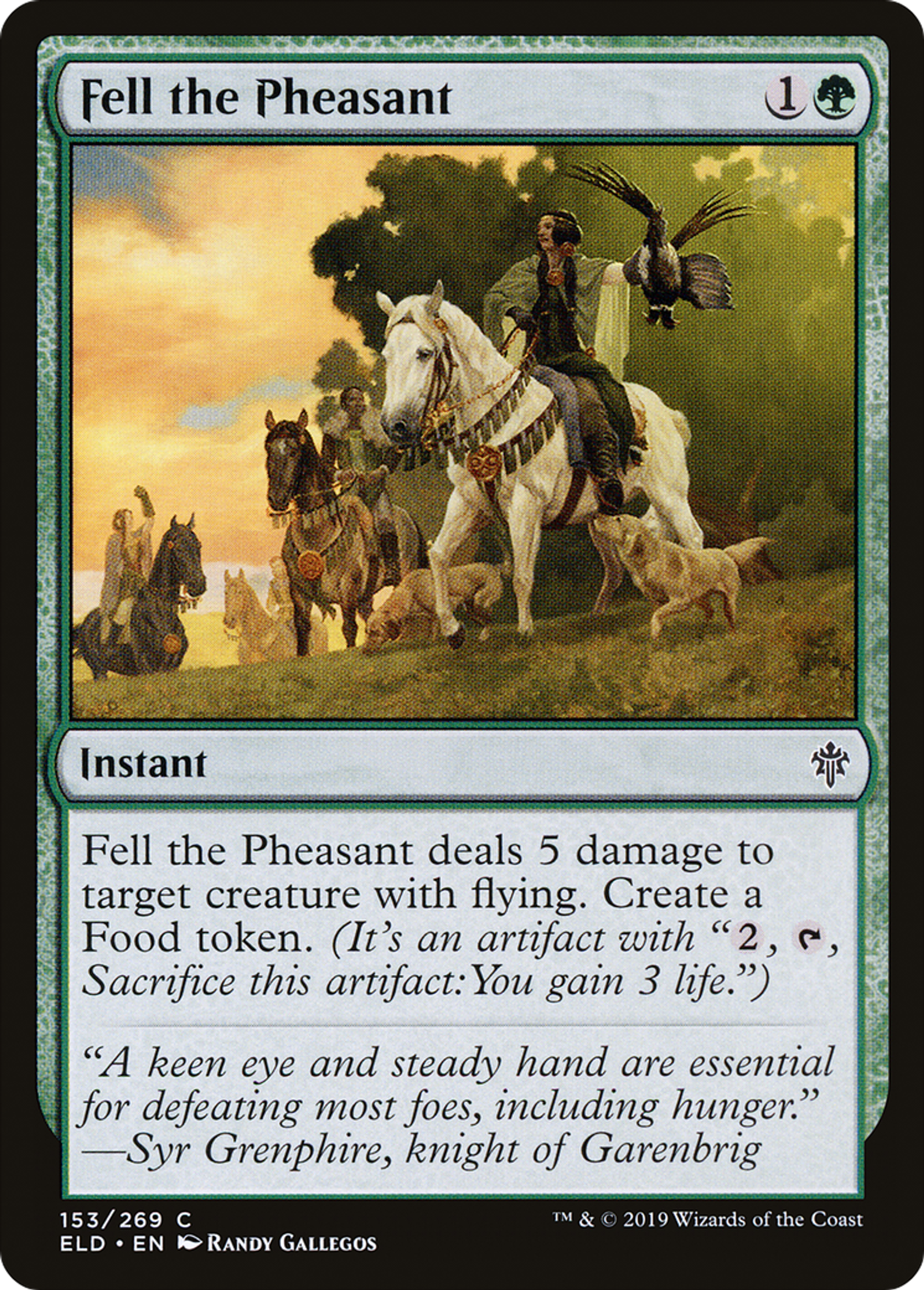 Chasse au faisan — Throne of Eldraine — Magic: The Gathering