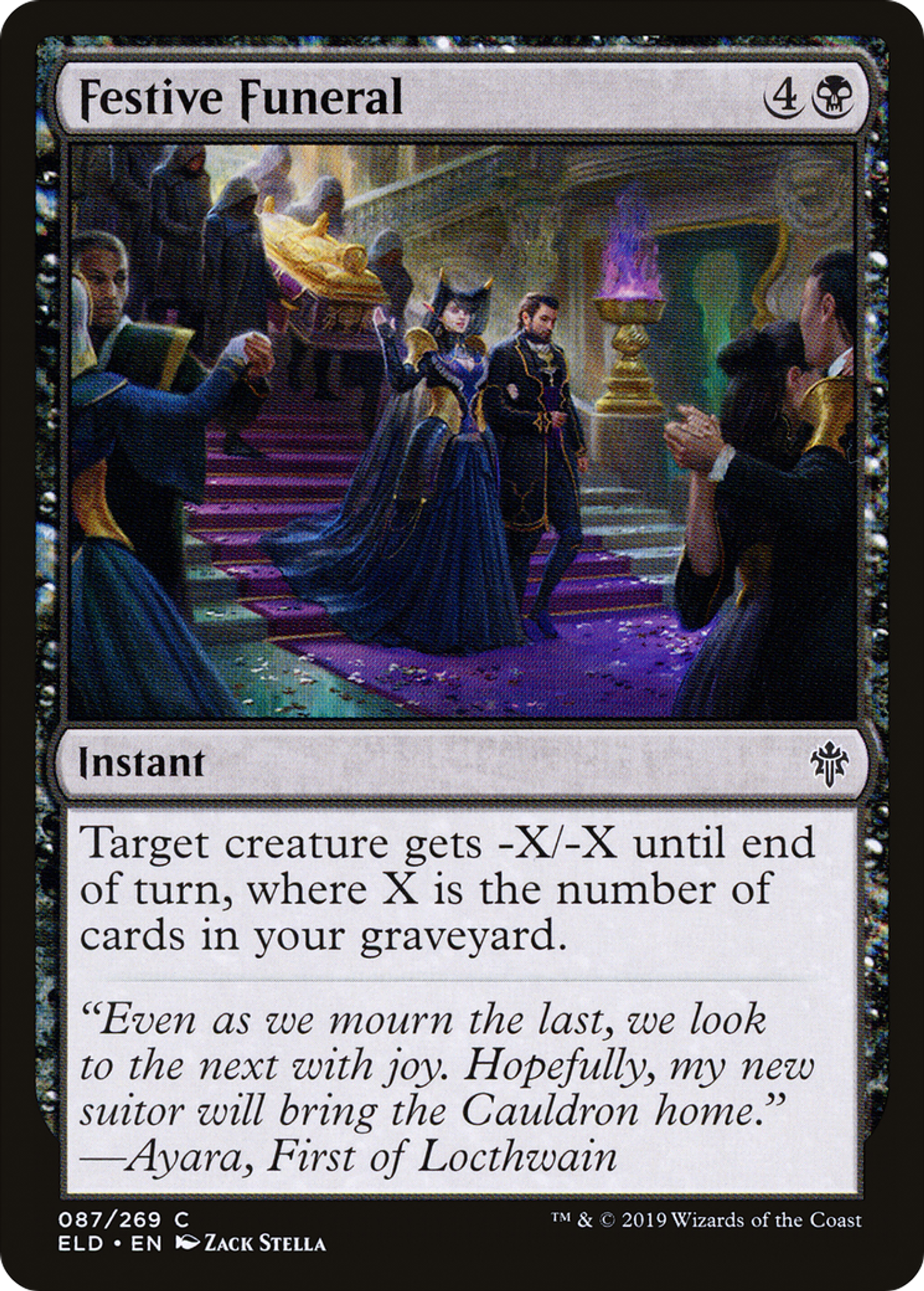 Funérailles festives — Throne of Eldraine — Magic: The Gathering